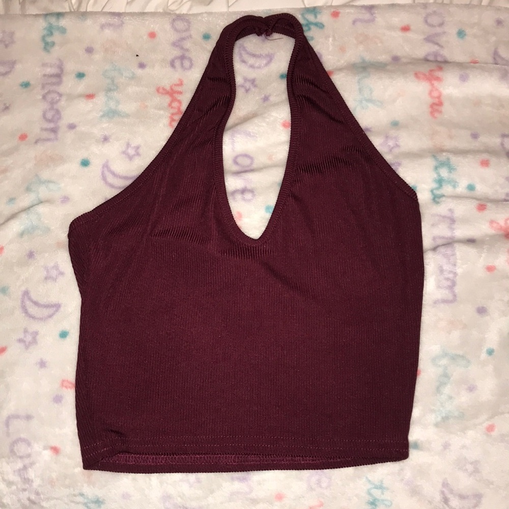 NWOT Nasty Gal Halter Crop Top